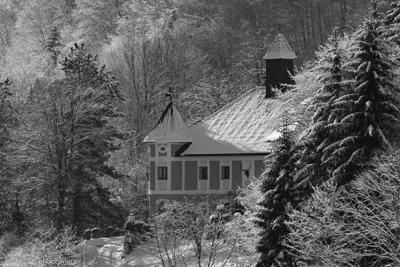 Laussabach, Schloß Hammeries 18. Dezember 2022.jpg